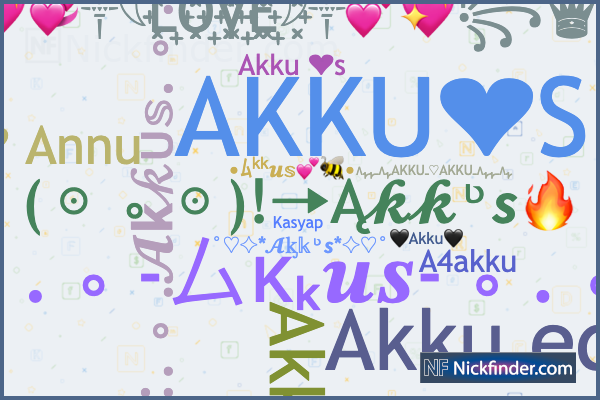 Nicknames for Akkun: 死  Akkun, Kawaii, AK-KUN 🌸