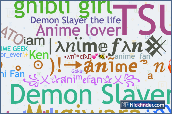 Update more than 73 nicknames for anime lovers super hot  incdgdbentre
