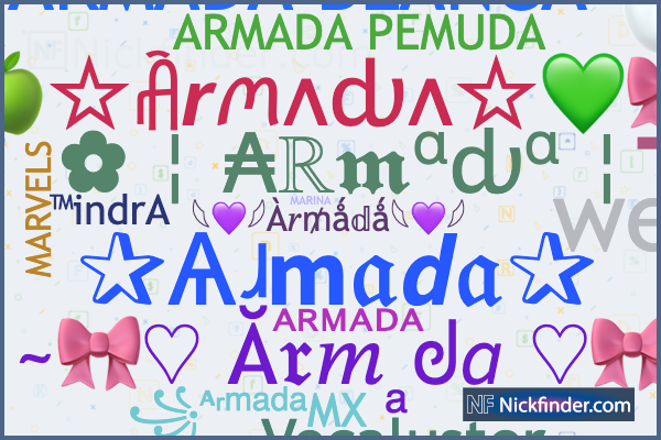 Nicknames for Armada MX Legends armada