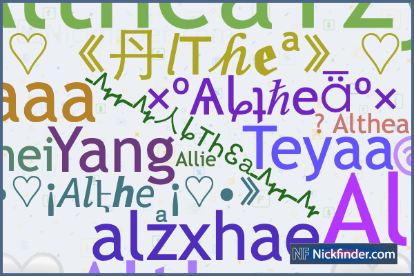 Name Althea Posters for Sale | Redbubble