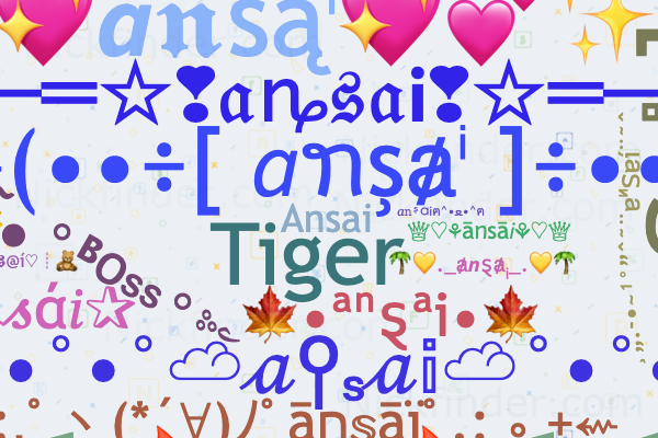 Nicknames for Ansai: Ansari, Ansai gwra