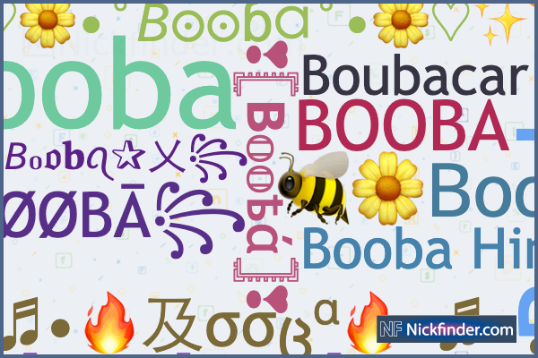 Nicknames for Boobs: allah is watching, ẞøoBs, Y'all need help, Bobs,  亗『ẞøoBs』亗