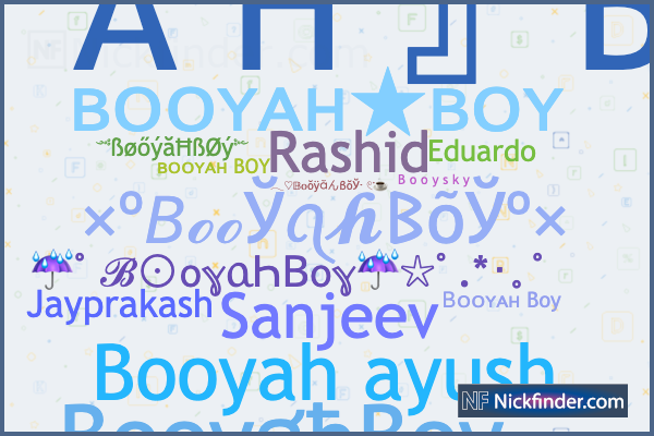 47k Booyah free fire nicknames change names for