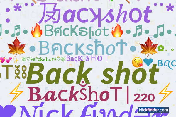 Nicknames for Bigshot: BIG SHOT, ʙɪɢ ꜱʜᴏᴛ, [[BIG SHOT]], ↳｡˚  🖇️𝓫Ꭵℊşʰₒƚ♡┊🧸, [ʙɪɢ ꜱʜᴏᴛ]