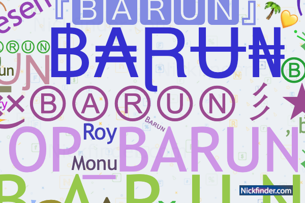 Barunのニックネーム: ×͜×ⒷⒶⓇⓊⓃ彡☆, ∆°OP_BARUN