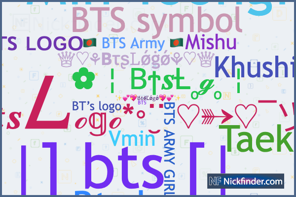 Nicknames and stylish names for BtsLogo - Nickfinder.com