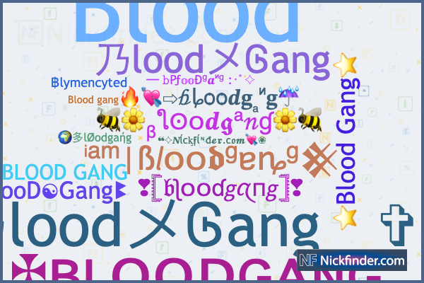 Blood Gang Slang