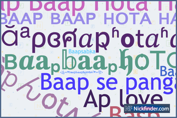 Nicknames for Papi: ᴘ ᴀ ᴘ ɪシ, P A P Iㅤ亗ㅤ, ™𝓅𝒶𝓅𝒾♛ ࿇༲࿆༫࿆