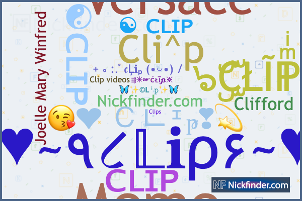 Nicknames for CLip: ☯︎ᴄʟɪᴘ, ᴄʟɪᴘ, ☯︎ ᴄʟɪᴘ, Meme, Cli^p