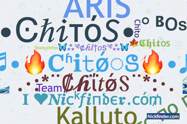 Nicknames for ChitoS: 🍁𝕮𝖍𝖎𝖙os, 𝕮𝖍𝖎𝖙os, Jittu, Bion