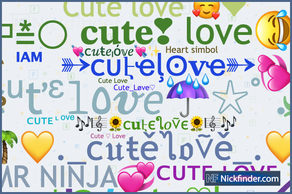cute love fonts