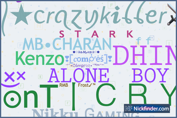 ♡ Nicknames for Compres: RMB Frost✓™, D乛ʘnT丨CRY