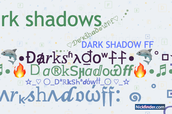 Nicknames for Darkblade: ☬☆꧁࿇Ðɑʀҟɮʟǟɖɛ࿇꧂☆☬, ĐᴀʀᴋㅤƁʟᴀᴅᴇ