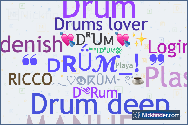 cool drummer nicknames