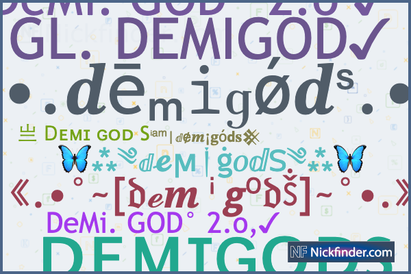 Nicknames for Wolfgod: ❌❌ᙡѺᒪℱ⌁ᴳᵒᵈ一德, 👑Wolf.God👑, ᙡѺᒪℱⒼⓄⒹ❚·══·❚, ᴡʜɪᴛᴇ  ꧁ᙡѺᒪℱ꧂god, ꧁ᙡѺᒪℱ꧂ᴳᵒᵈ一德