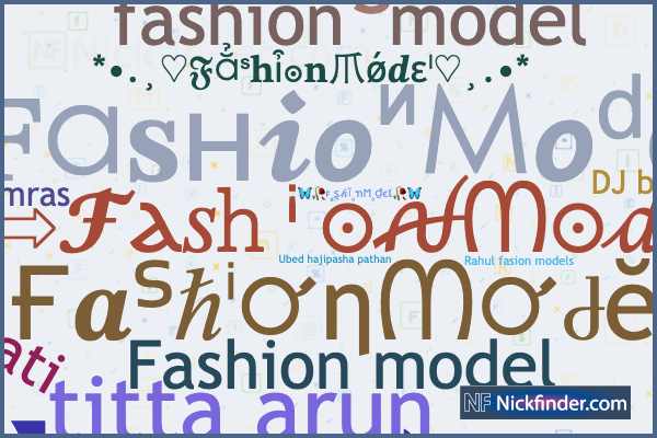 Nicknames for Model: ꧁⁣༒𓆩₦ł₦ℑ₳𓆪༒꧂, ＭＯＤＥＬ乛
