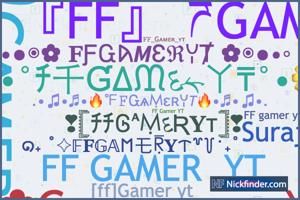 Nicknames for FreeGamer: ﾂFreeǤⱥϻerﾂ, 🇮🇳 free 🔥 Gamer, ❌__ROड़__⚠️, FREE  GAMER, ꧁༺free gamer༻꧂