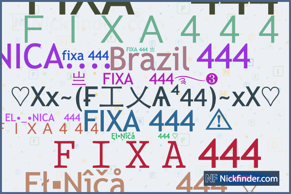 Nicknames for H4xff: 𝙷4𝚡 𝚏𝚏, Hxff4, ʜ4xꜰꜰ