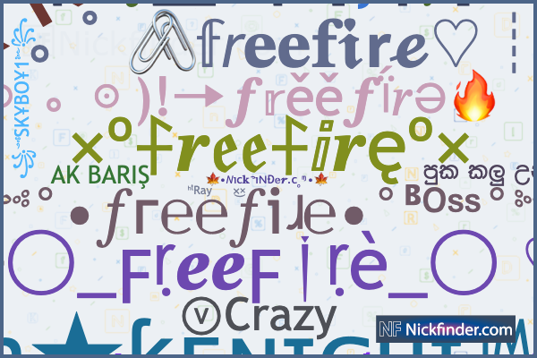 Free hotsell fire nickname