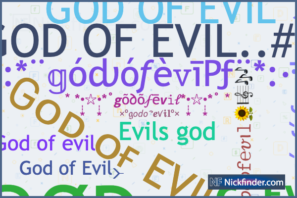 Nicknames for Wolfgod: ❌❌ᙡѺᒪℱ⌁ᴳᵒᵈ一德, 👑Wolf.God👑, ᙡѺᒪℱⒼⓄⒹ❚·══·❚, ᴡʜɪᴛᴇ  ꧁ᙡѺᒪℱ꧂god, ꧁ᙡѺᒪℱ꧂ᴳᵒᵈ一德