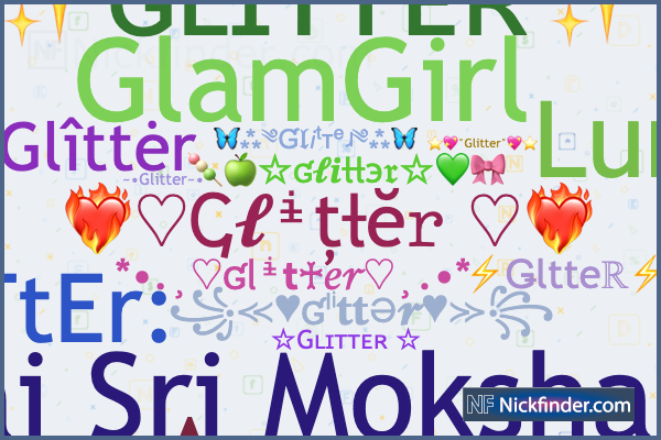 Glitter text generator!