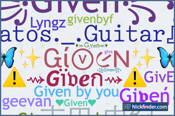 Give nickname