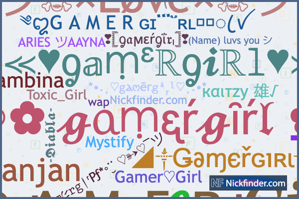 500+ Cool & Unique GamerGirl Names
