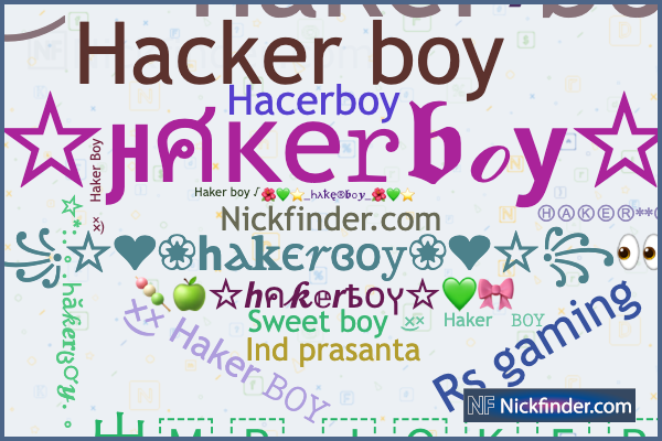 700+ Hacker Usernames With Generator - BrandBoy