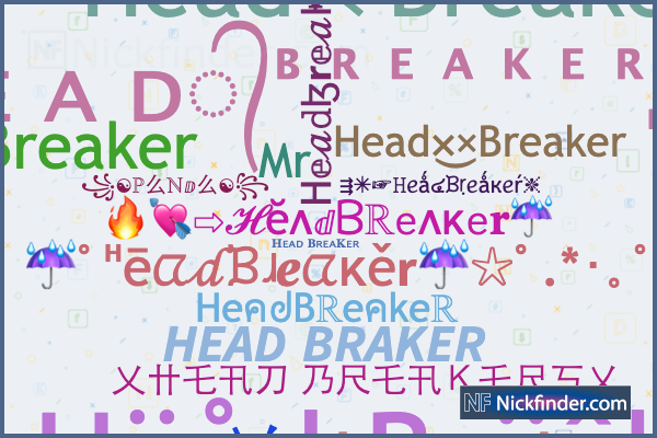 好評 ʜᴇᴀᴅ HeadBreaker: for Nicknames ʙʀᴇᴀᴋᴇʀ, BREAKER HEAD テープ・マスキングテープ