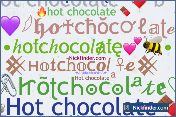 nicknames-for-hotchocolate-hot