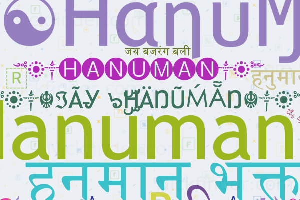 Jai Hanuman Sticker Designing Hanuman Ji Arkivvektor (royaltyfri)  1945609552 | Shutterstock