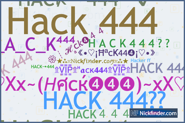 Nicknames for H4xff: 𝙷4𝚡 𝚏𝚏, Hxff4, ʜ4xꜰꜰ