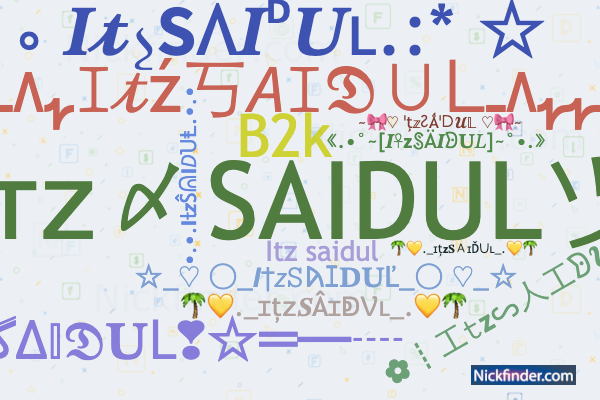 Nicknames for ID: ɪᴅ, ꧁⁣༒𓆩₦ł₦ℑ₳𓆪༒꧂, ꧁࿇ⒷⓄⓈ༒ⓉⒺⓇ࿇꧂, ꧁ঔৣ☠︎𝑭𝖗𝖆𝖓𝖐☠︎☬🥀ঔৣ꧂,  ⪻ɪᴅ⪼