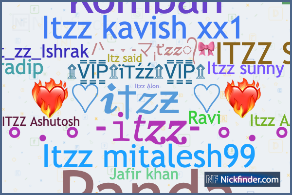 Itzz के लिए उपनाम: 𝔦𝔱𝔷𝔷. ᭄𝓡𝓪𝓷𝓼𝓱𝓾