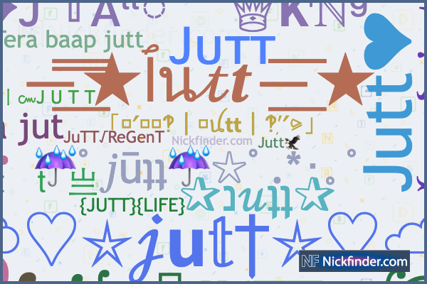 nicknames-for-jutt-j-jutt-j-u-t-t-unj