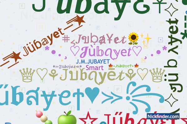 Nicknames for Jubayet: ᒎ𝓊ᵦáʸⲉ𝙩, ╰‿╯JUBAYET