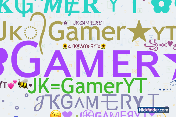 Nicknames for FreeGamer: ﾂFreeǤⱥϻerﾂ, 🇮🇳 free 🔥 Gamer, ❌__ROड़__⚠️, FREE  GAMER, ꧁༺free gamer༻꧂