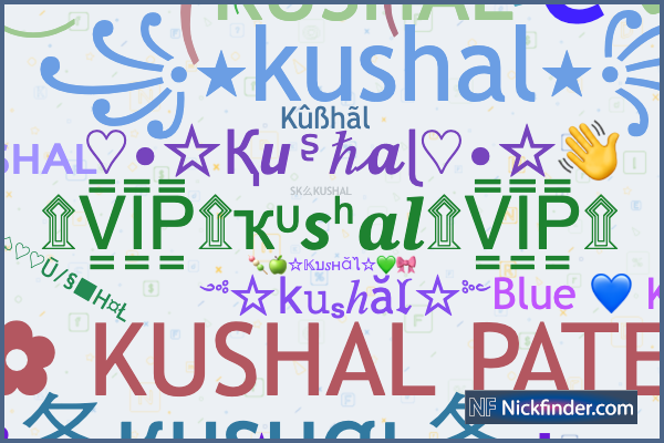 Kushal के लिए उपनाम: ꧁༺*☆KU$H₳L☆*༻꧂, ꧁ঔৣ