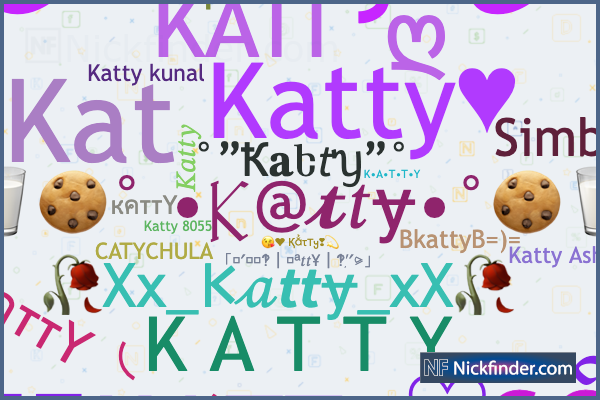 Kattyのニックネームとスタイリッシュな名前 - Nickfinder.com