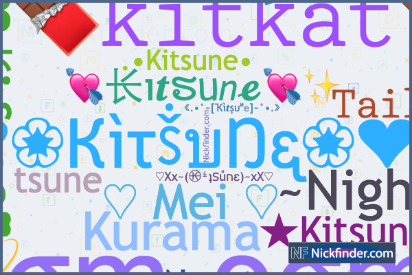 Good names for kitsune and neon kitsune