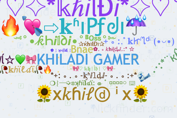 Nicknames and stylish names for Khildi - Nickfinder.com