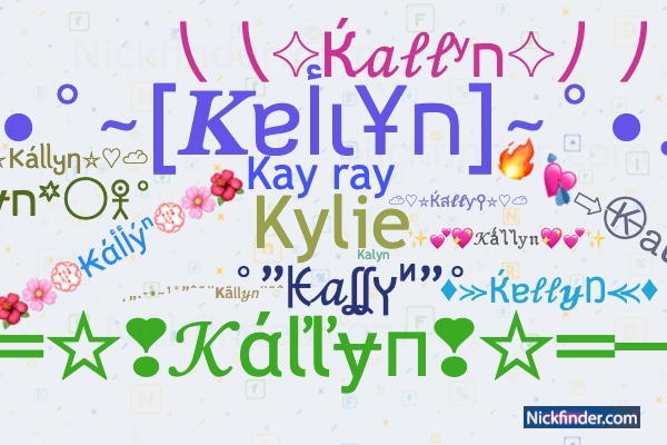 Nicknames and stylish names for Kallyn - Nickfinder.com
