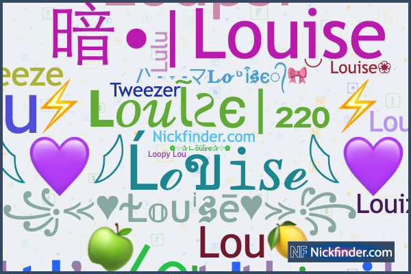 Louise Name Pin for Sale by 99Posters