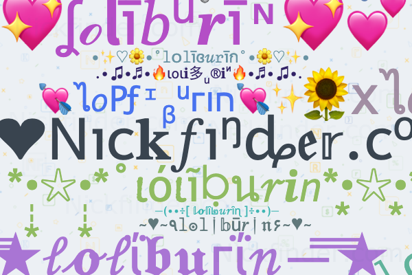 Nicknames for Loliburin