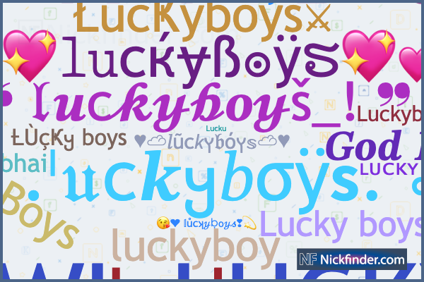 Boys lucky best sale