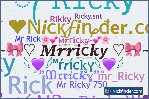ricky name wallpaper