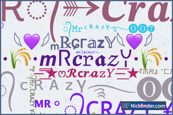 Nicknames for CrAZyGaming: ᴄʀᴀᴢʏGᴀᴍɪɴɢ, ༼ᶜᴿᴬᶻᵞ𒆜ʙᴏʏ༽﻿, ╰‿╯𝑪𝒓𝒂𝒛𝒚  𝑮𝒂𝒎𝒊𝒏𝒈✓, CRAZYメGAMING, CʀᴀᴢʏGᴀᴍɪɴɢ