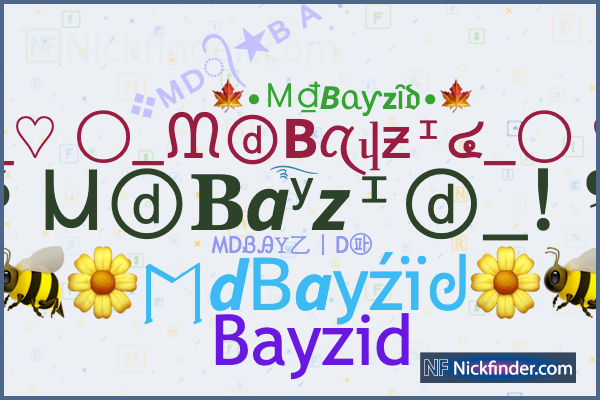 Nicknames for ID: ɪᴅ, ꧁⁣༒𓆩₦ł₦ℑ₳𓆪༒꧂, ꧁࿇ⒷⓄⓈ༒ⓉⒺⓇ࿇꧂, ꧁ঔৣ☠︎𝑭𝖗𝖆𝖓𝖐☠︎☬🥀ঔৣ꧂,  ⪻ɪᴅ⪼