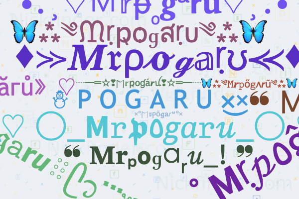 Best Gogogogog Stylish Names, Nicknames & Fancy Text Fonts