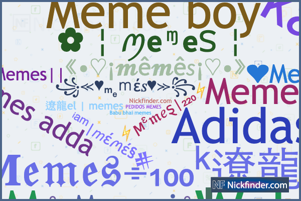 all memes names